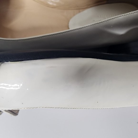 Cole Haan. Clarice. White Patent Leather Loafers. Size 6.5 - Picture 9 of 9